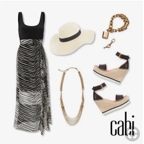 Cabi Cha Cha Maxi Dress #5266 size medium - Picture 2 of 9